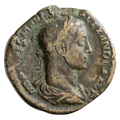 Sestertius - Severus Alexander P M TR P VI COS II P P S C front