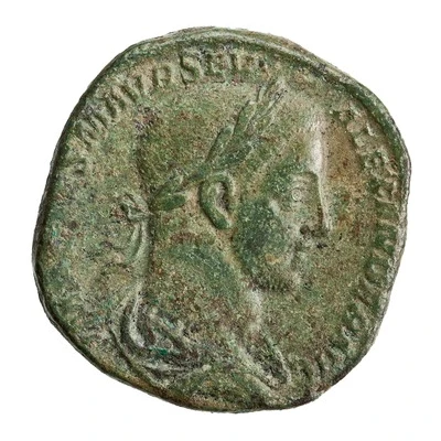 Sestertius - Severus Alexander P M TR P VI COS II P P S C front