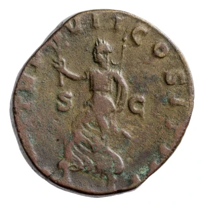 Sestertius - Severus Alexander P M TR P VII COS II P P S C; Pax back
