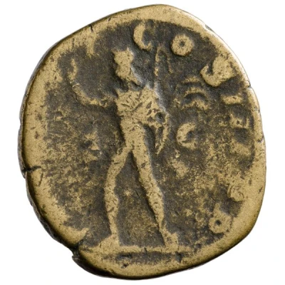 Sestertius - Severus Alexander P M TR P X COS III P P S C; Sol back