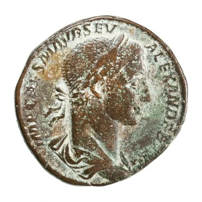 Sestertius - Severus Alexander PAX AVGVSTI S C; Pax front