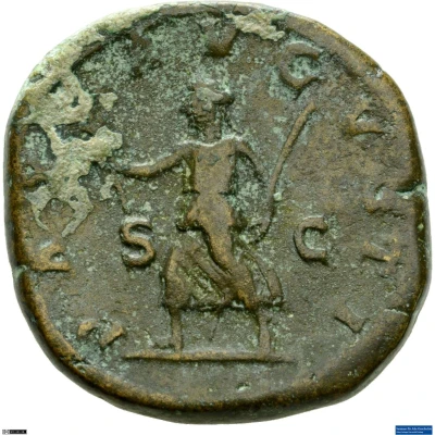 Sestertius - Severus Alexander PAX AVGVSTI S C; Pax back
