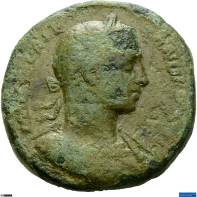 Sestertius - Severus Alexander PROFECTIO AVGVSTI S C; Victory front