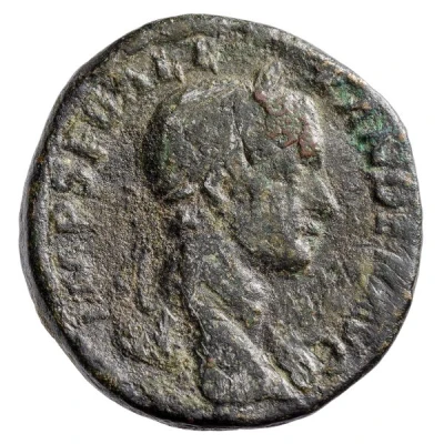 Sestertius - Severus Alexander PROFECTIO AVGVSTI S C; Victory front