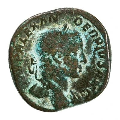 Sestertius - Severus Alexander PROVIDENTIA AVG S C; Providentia front