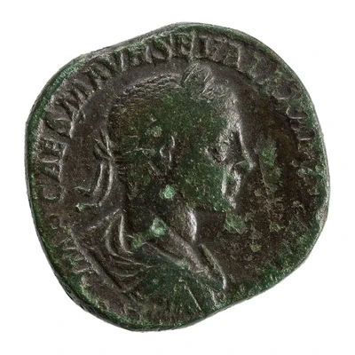 Sestertius - Severus Alexander PROVIDENTIA DEORVM S C; Providentia front