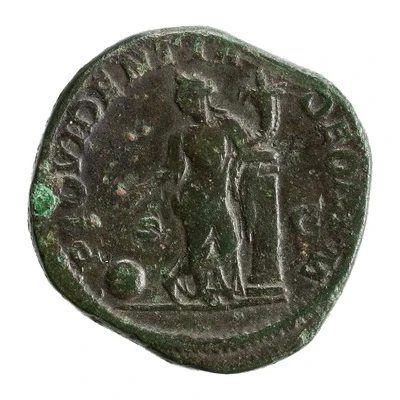 Sestertius - Severus Alexander PROVIDENTIA DEORVM S C; Providentia back