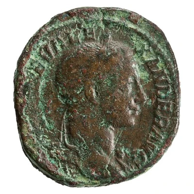 Sestertius - Severus Alexander ROMAE AETERNAE S C; Roma and Victory front