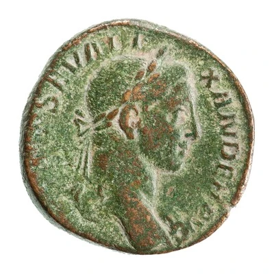 Sestertius - Severus Alexander SECVRITAS PERPETVA S C; Securitas front