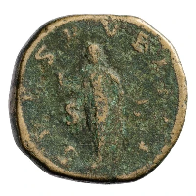 Sestertius - Severus Alexander SPES PVBLICA S C; Spes back
