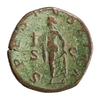 Sestertius - Severus Alexander SPES PVBLICA S C; Spes back