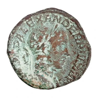 Sestertius - Severus Alexander SPES PVBLICA S C; Spes front