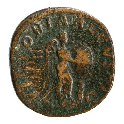 Sestertius - Severus Alexander VICTORIA AVGVSTI S C; Victory back