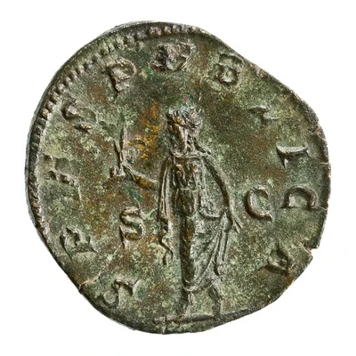 Sestertius - Severus Alexander VOTIS VICENNALIBVS COS III P P S C back
