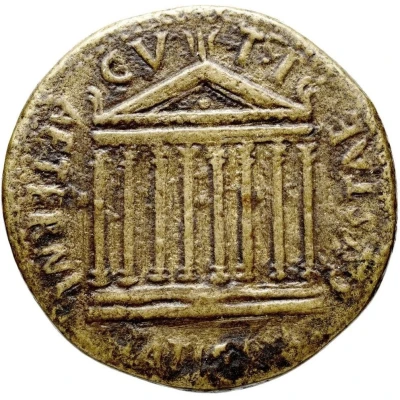 Sestertius - Tiberius C V T T AETERNITATIS AVGVSTAE back