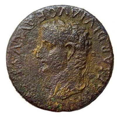 Sestertius - Tiberius C V T T front