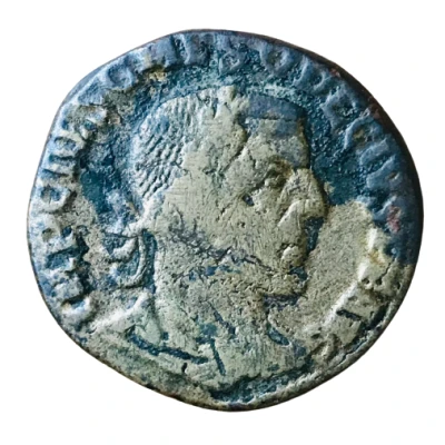 Sestertius - Traianus Decius P M S COL VIM AN XI; Viminacium front