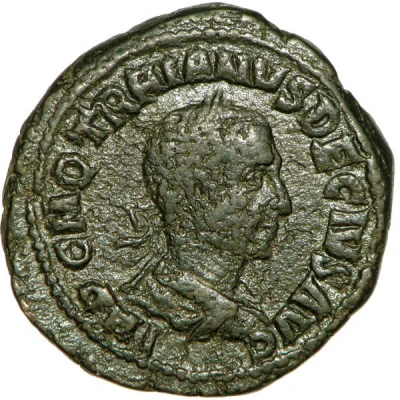 Sestertius - Traianus Decius PMS COL VIM AN XII; Viminacium front