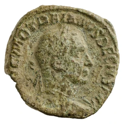 Sestertius - Trajan Decius DACIA S C; Dacia front
