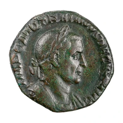 Sestertius - Trajan Decius LIBERALITAS AVG S C front
