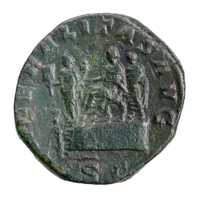 Sestertius - Trajan Decius LIBERALITAS AVG S C back
