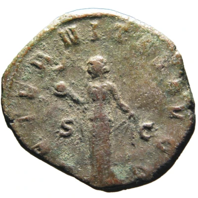 Sestertius - Trebonianus Gallus AETERNITAS AVGG S C; Aeternitas back