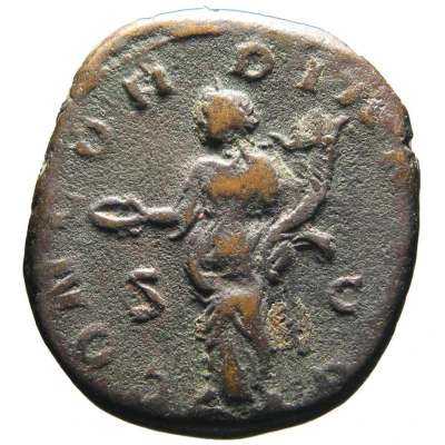 Sestertius - Trebonianus Gallus CONCORDIA AVGG S C; Concordia back