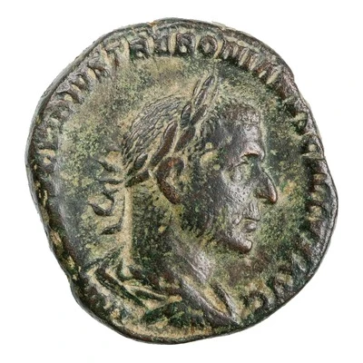 Sestertius - Trebonianus Gallus IVNONI MARTIALI S C; Juno front