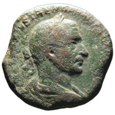 Sestertius - Trebonianus Gallus IVNONI MARTIALI S C; Juno front