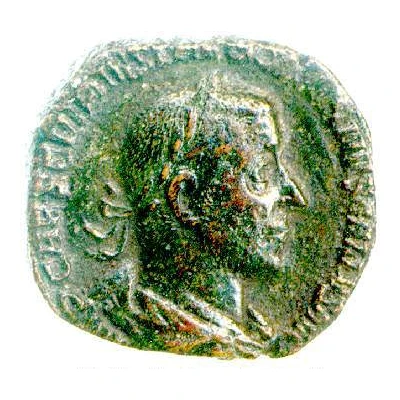 Sestertius - Trebonianus Gallus P M TR P IIII COS II P P S C front