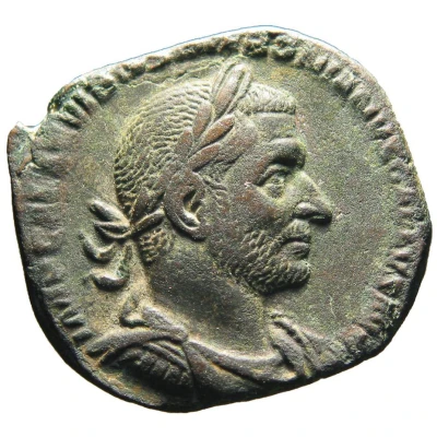 Sestertius - Trebonianus Gallus PRINC IVVENT S C; Apollo front