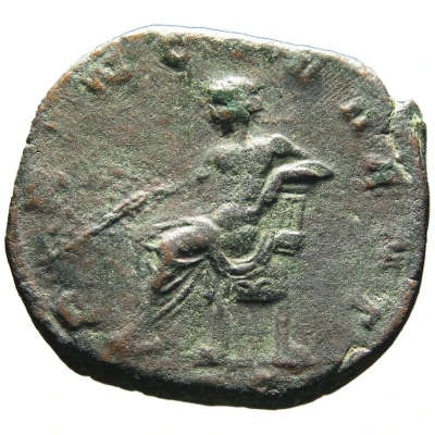 Sestertius - Trebonianus Gallus PRINC IVVENT S C; Apollo back