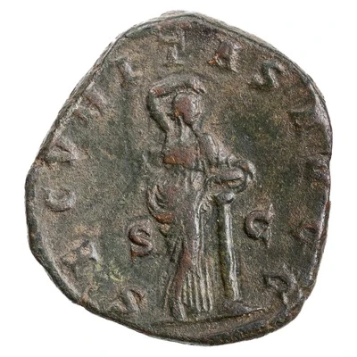 Sestertius - Trebonianus Gallus SECVRITAS AVGG S C; Securitas back