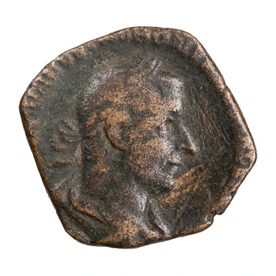 Sestertius - Trebonianus Gallus VICTORIA AVG S C; Victory front