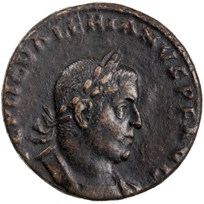 Sestertius - Valerianus APOLINI CONSERVA; Apollo front