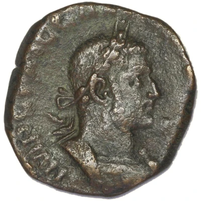 Sestertius - Valerianus Apollo front