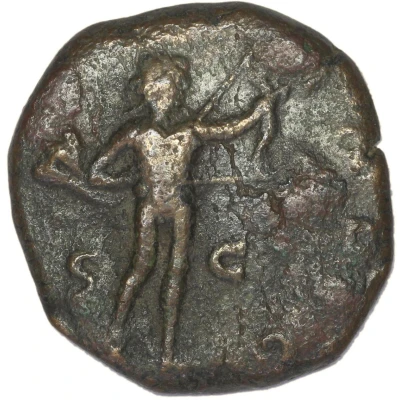 Sestertius - Valerianus Apollo back
