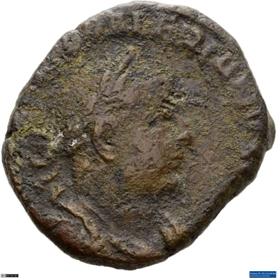 Sestertius - Valerianus CONCORDIA EXERCIT S C; Concordia front