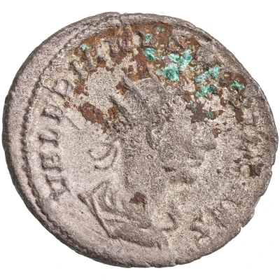 Sestertius - Valerianus II CONSECRATIO S C front