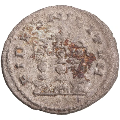 Sestertius - Valerianus II CONSECRATIO S C back