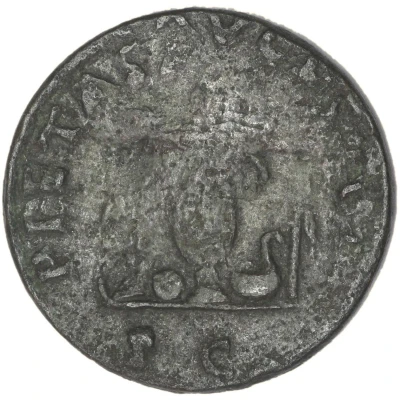 Sestertius - Valerianus II PIETAS AVGVSTORVM S C back