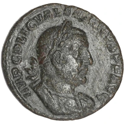 Sestertius - Valerianus LIBERALITAS AVGG III S C; Liberalitas front