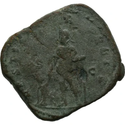 Sestertius - Valerianus RESTITVTOR ORBIS S C back