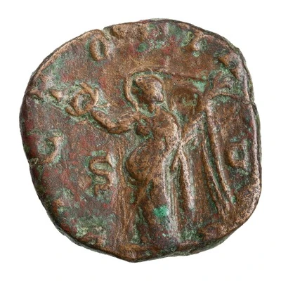Sestertius - Valerianus VICTORIA AVGG S C; Victory back
