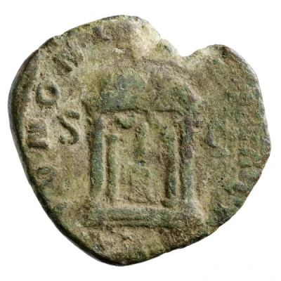 Sestertius - Volusianus IVNONI MARTIALI S C; Juno back