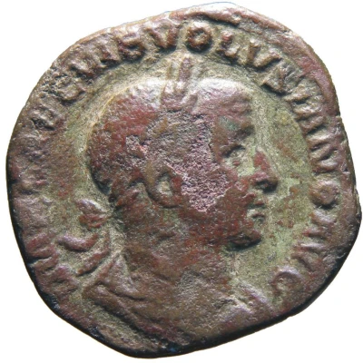 Sestertius - Volusianus LIBERALITAS AVGG S C; Liberalitas front