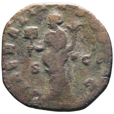 Sestertius - Volusianus LIBERALITAS AVGG S C; Liberalitas back