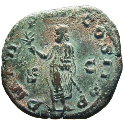 Sestertius - Volusianus P M TR P IIII COS II P P S C back
