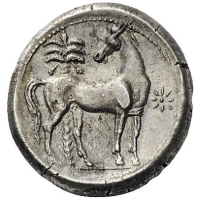 Shekel 300 BC - 260 BC back