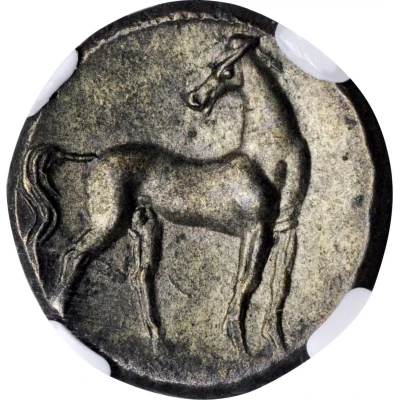 Shekel 264 BC - 241 BC back